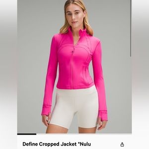 Lululemon Define Cropped Jacket